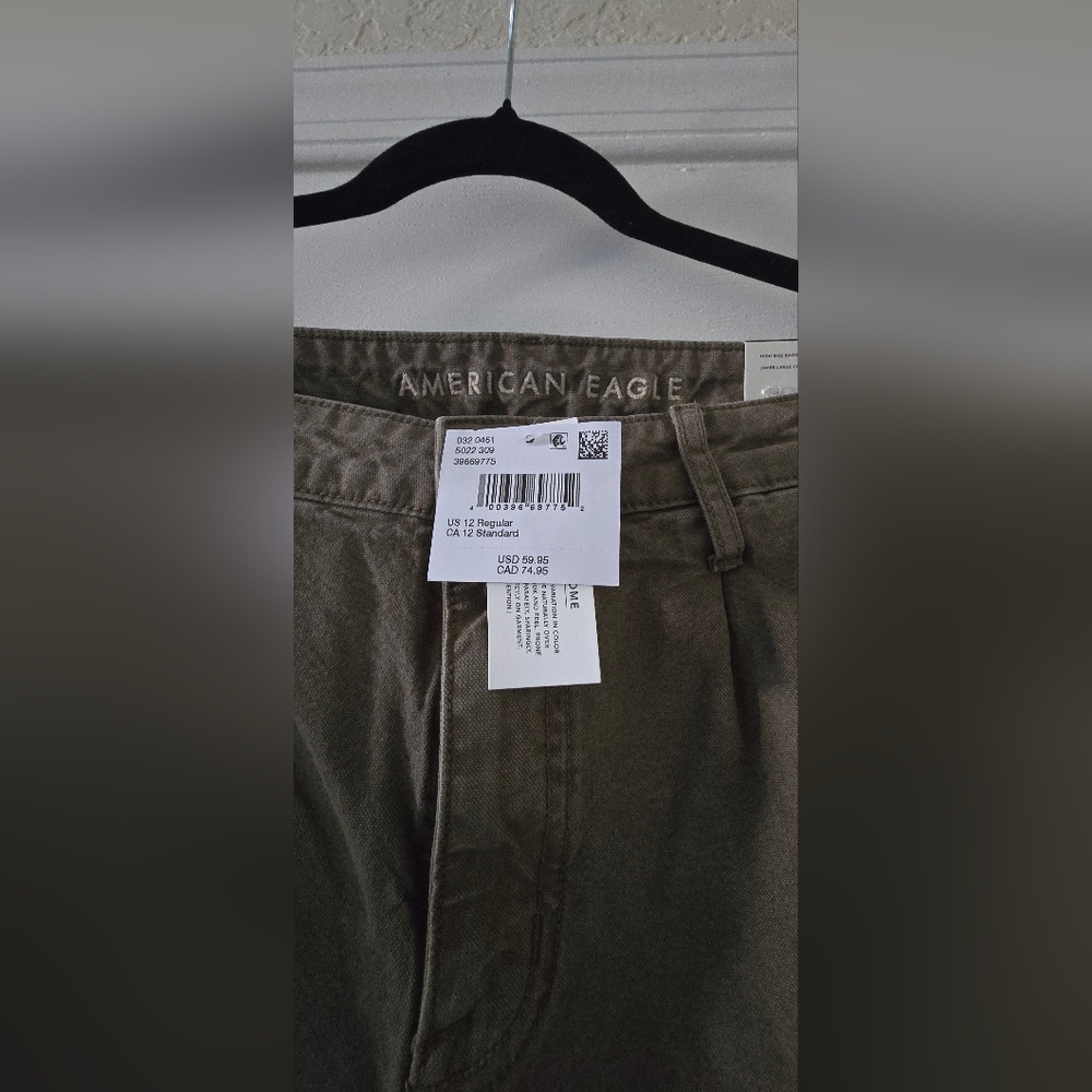 American Eagle Outfitters Womens Khaki Chinos Size 12